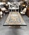 Metal Late 19th Century Monumental Italian Scagliola Dining Table on Carved Stone Scroll Bases For Sale - Image 7 of 7