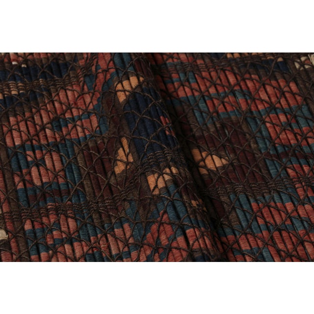 Textile Antique Uzbek Extra-Long Runner Rug With Rare Reed Construction - Rug & Kilim For Sale - Image 7 of 8