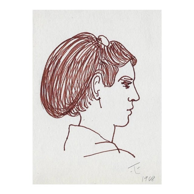 1968 James Bone Portrait For Sale