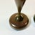 Early 20th C. Antique Federal Farmhouse Americana Hand Turned Walnut Candle Holders - A Pair For Sale - Image 11 of 11