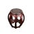 Asian Vintage Reddish Brown Oriental Barrel Shape Round Stool Side Table For Sale - Image 3 of 11