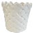 Faux Woven Basket Ceramic Cachepot For Sale