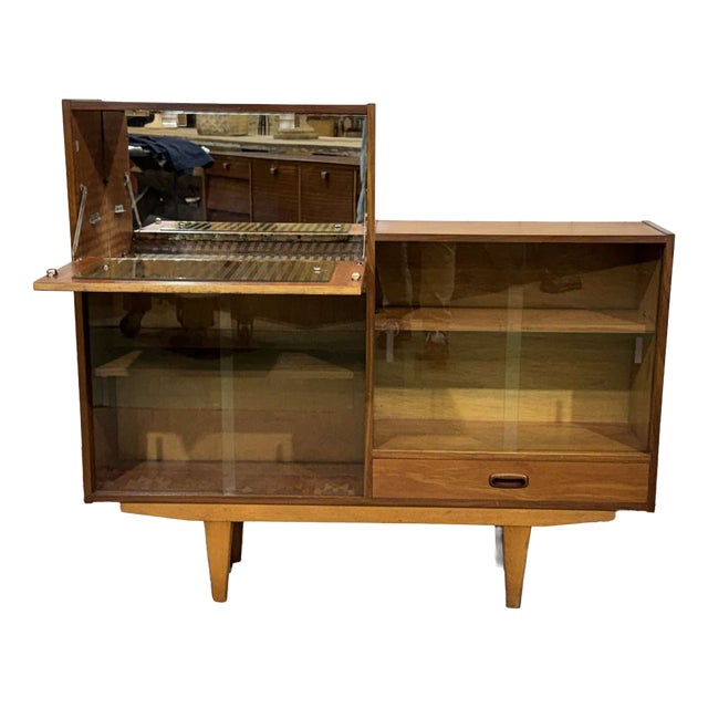 English Teak Bar, 1970s For Sale