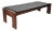 Mid-Century Adrian Pearsall Brutalist Walnut & Slate Coffee Table For Sale