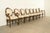 Karges Style French Regency Louis XVI Carved Mahogany and Gold Gilt Dining Chairs, Set of Eight For Sale - Image 14 of 14