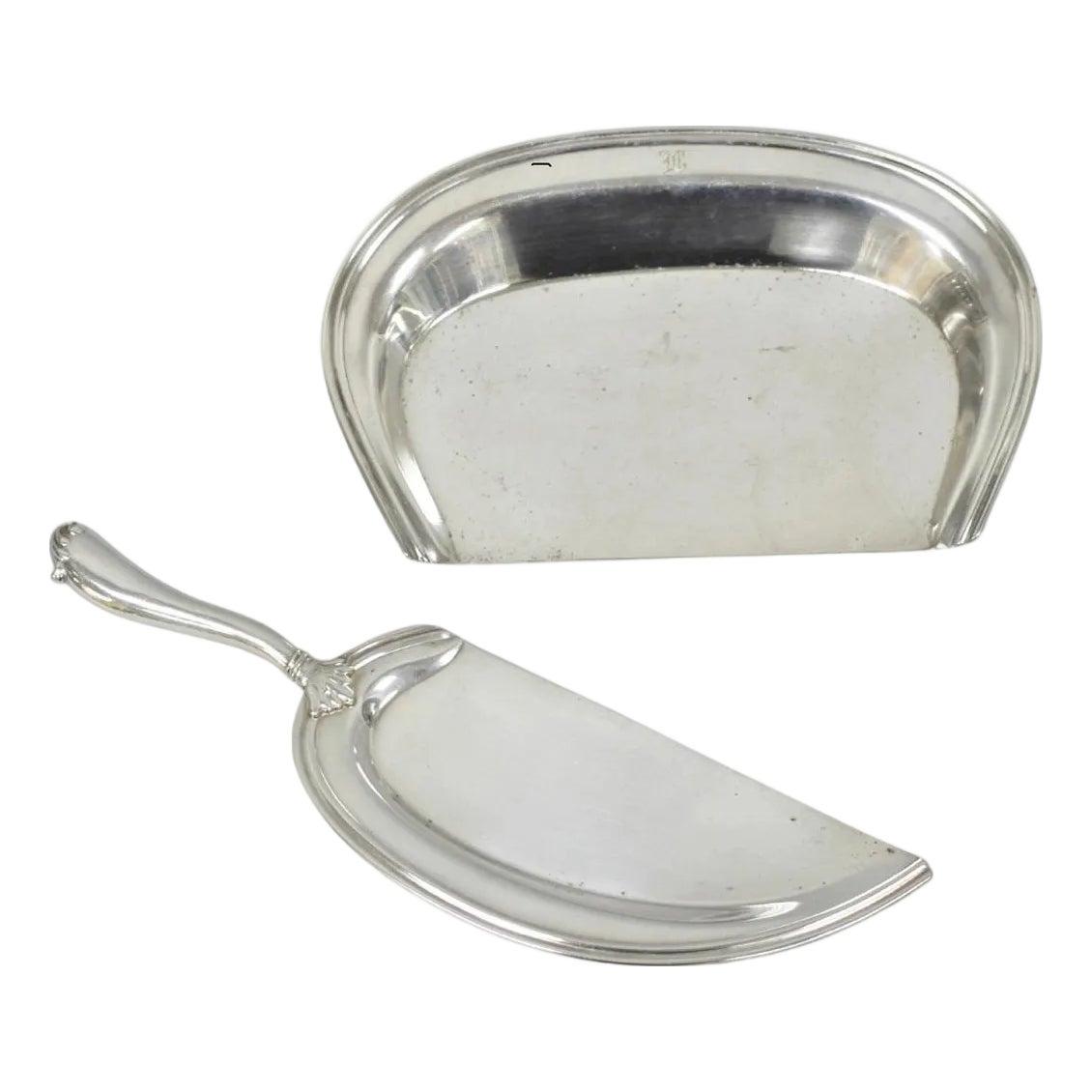 Vintage Bernard Rice's Sons Inc Silver Plated Crumb Catcher Silent ...
