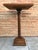 Mid-20th Century Walnut Wood Square Top Pedestal Table For Sale - Image 10 of 18