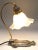Early 20th Century Art Nouveau Glass and Metal Bedside Lamp, Austria, 1890s, in Good conditions. Designed 1890 to 1919...