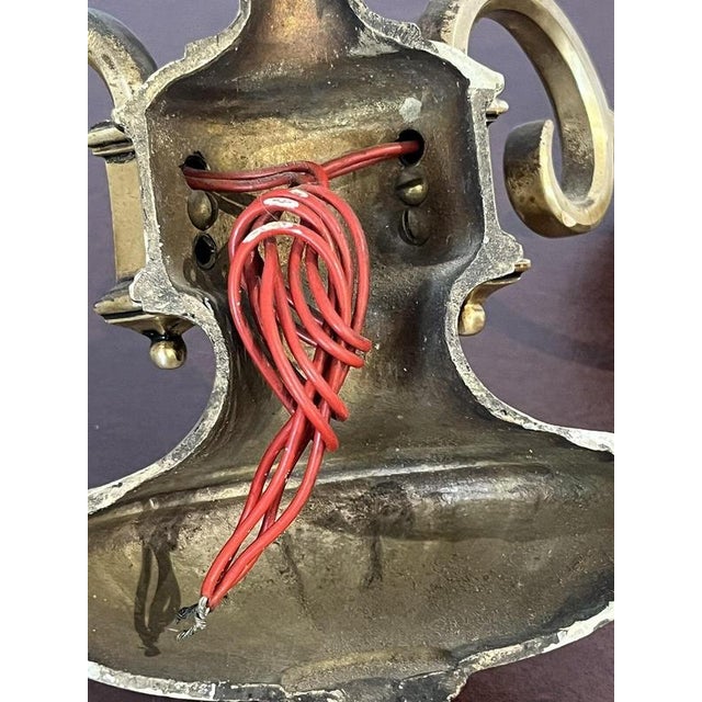 Vintage Cherub Wall Sconces, Set of 2 For Sale - Image 5 of 6
