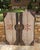 This is a stunning pair of antique folk-art double cabinet doors, acquired many years ago by members of Clover’s Cottage...