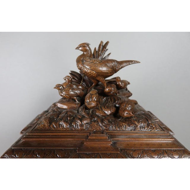 Vintage Liquor Cellar in Walnut For Sale - Image 5 of 14