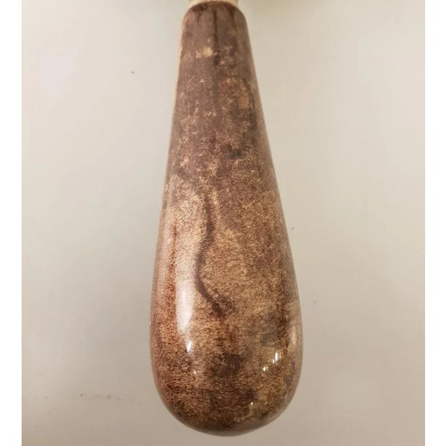 Animal Skin Silent Butler and Bottle Opener by Aldo Tura, 1960s, Set of 2 For Sale - Image 7 of 11