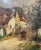 Wood 19th Century French Village Landscape Oil Painting by Eugène Galien-Laloue For Sale - Image 7 of 14