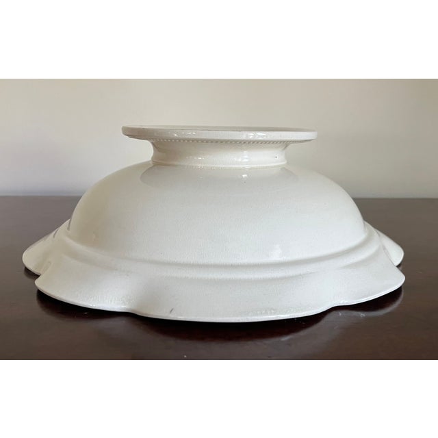 Ceramic Antique 19th Century Wedgwood Creamware Centerpiece Bowl Circa 1879 For Sale - Image 7 of 11