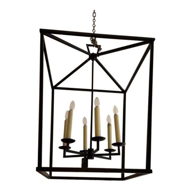 Visual Comfort X Large Darlana Bronze Lantern For Sale
