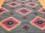 Blue Vintage Handwoven Kilim Rug, Wool & Cotton, Southwestern Style For Sale - Image 8 of 12