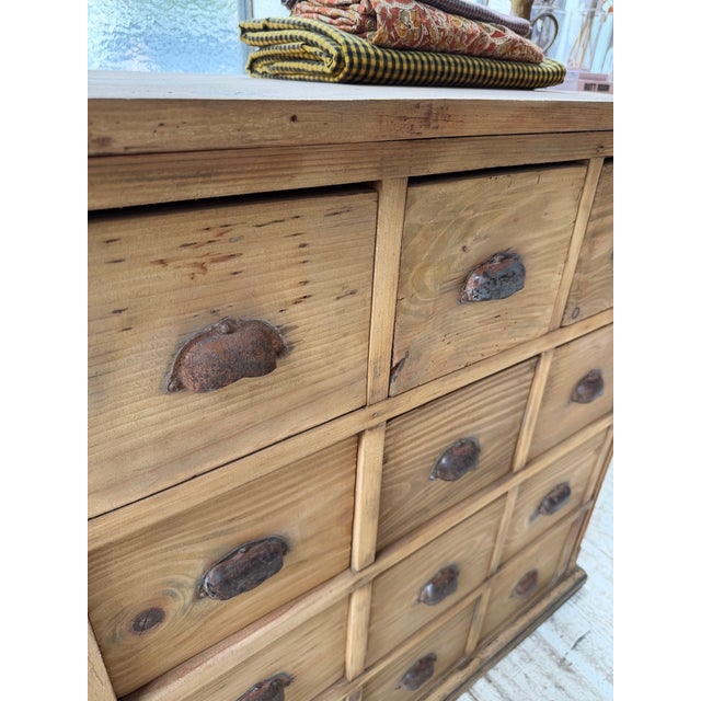 Pine Workshop Cabinet, 1950s For Sale - Image 16 of 18