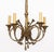 Louis XVI Style Brass Five-Branch Chandelier For Sale - Image 9 of 9