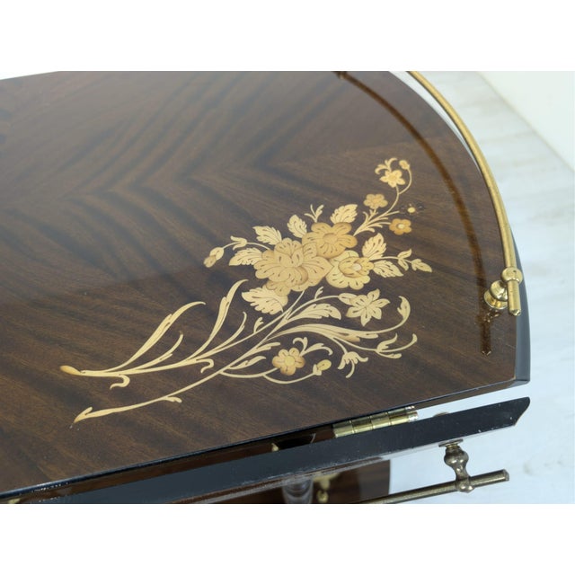 Italian Mobile Bar Cart Table, 1960s For Sale - Image 15 of 17
