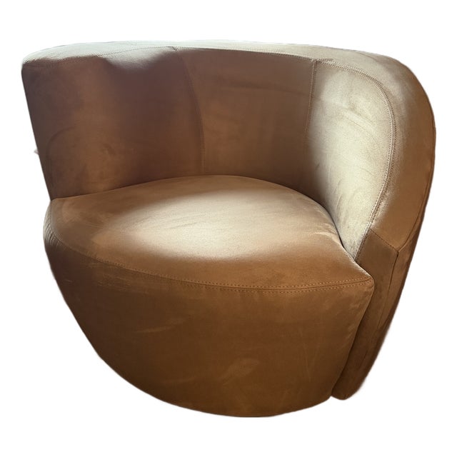 Nautilus Swivel Chair by Precedent for Sherrill, After Vladimir Kagan For Sale