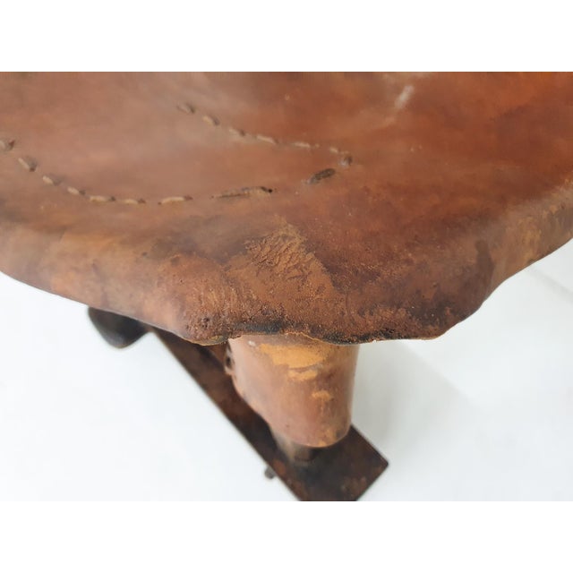 Vintage Saddle Leather Lounge Chairs, Brazil, 1960s, Set of 2 For Sale - Image 17 of 18