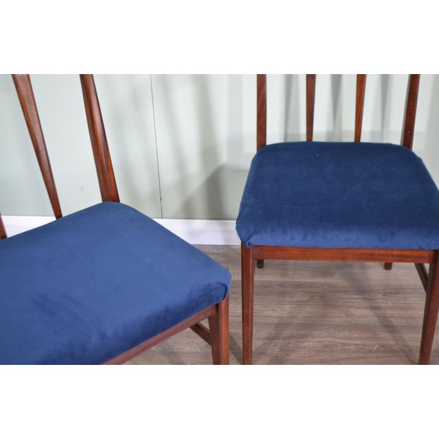 Brown Mid-Century Modern Dining Chairs by John Herbert for A. Younger Ltd., 1960s, Set of 4 For Sale - Image 8 of 10