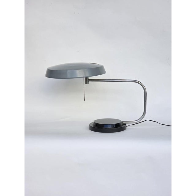 Black Vintage Spanish Galaxia Table Lamp, 1960s For Sale - Image 8 of 12