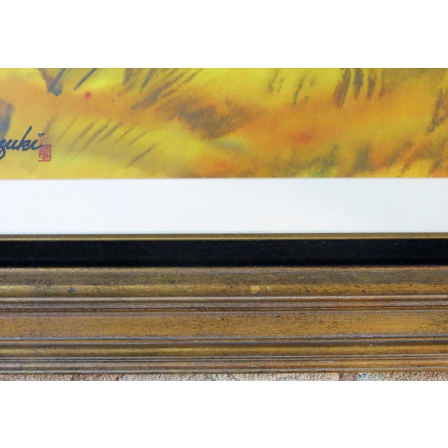 Lewis Suzuki, Autumn Landscape with Barn, circa 1970 For Sale - Image 4 of 5