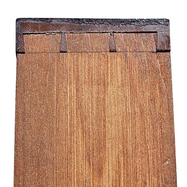 Brown Antique Primitive Corner Cupboard, Corner Cabinet (Circa 1790–1820) For Sale - Image 8 of 10