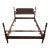 Vintage Full Size Duncan Phyfe Style Traditional Bed For Sale