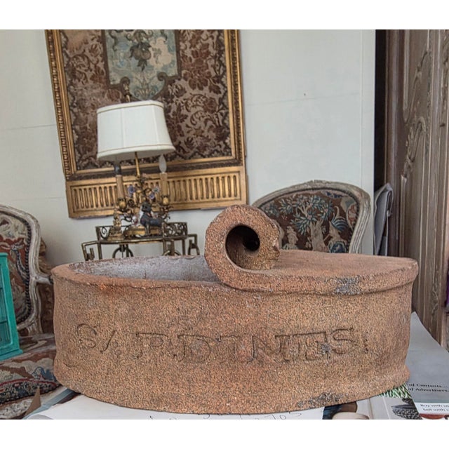 Eastern Ohio durable salt glazed stoneware from industrial type clay "sardine" can folk art .