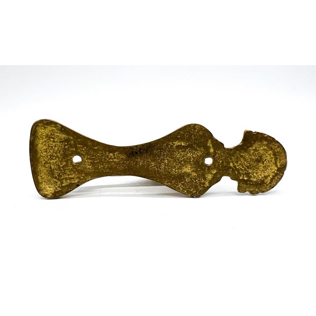 Metal Vintage Brass Horse Head Door Knocker – Equestrian / English Country Style For Sale - Image 7 of 11