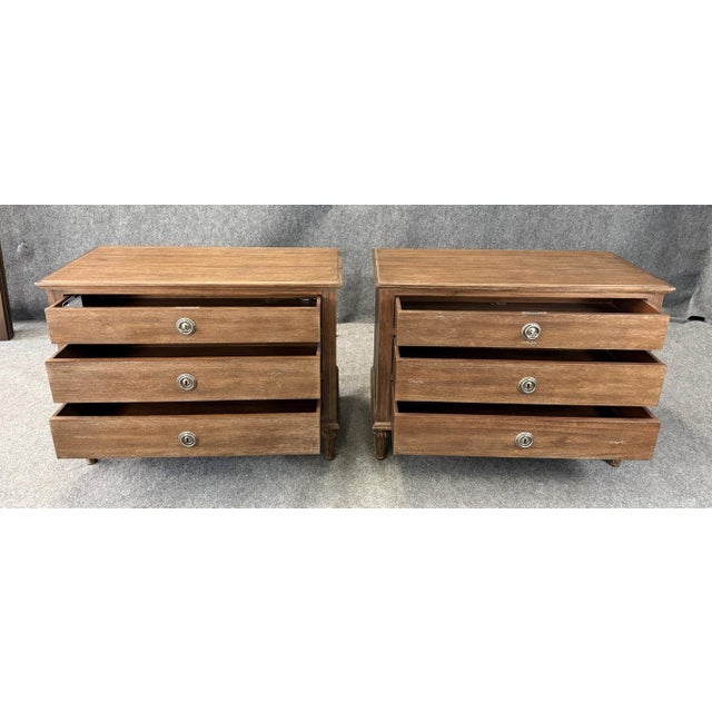 2020s Pair of Restoration Hardware Maison Collection 38″ Nightstands For Sale - Image 5 of 13