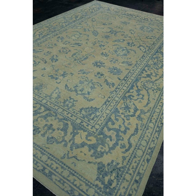 Early 21st Century Turkish Oushak Rug 9'1" x 13'5" #18581 For Sale - Image 5 of 8
