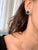 11 Carat Round Emerald and Diamond Stud Earrings 14 Karat White Gold For Sale - Image 9 of 18