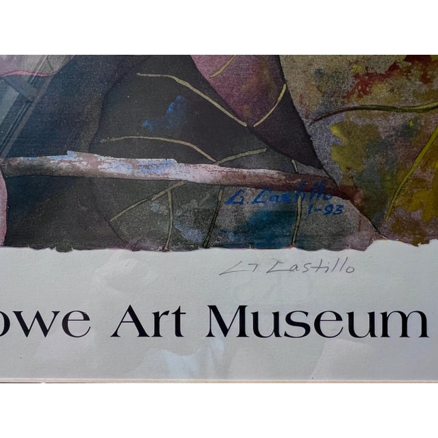 Lowe Art Museum 1997 Beaux Arts Festival of Art "Just Leaves" Signed Numbered Poster Leaf Botanical For Sale - Image 9 of 10