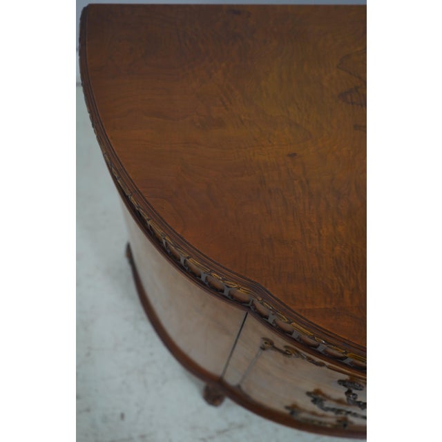 Romweber Vintage Walnut Georgian Commode Dresser Chest For Sale - Image 15 of 18
