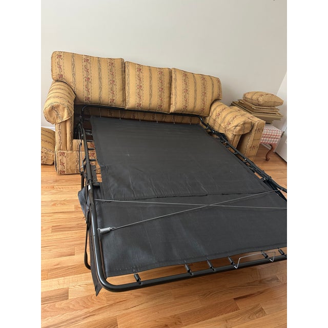 1990s Like New Ethan Allen Custom Sleeper Sofa For Sale - Image 12 of 13