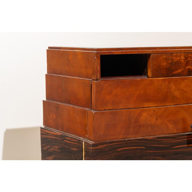 Glass Art Deco Bedside Table, Cervigón, Spain, 1920s For Sale - Image 7 of 12