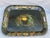 Early 20th Century Antique Hand Painted Tole Serving Tray For Sale - Image 5 of 12