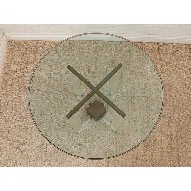 Mid 20th Century Mid 20th Century Styled After Philippe Jean French Style Mid-Century Modern Lucite Style Table For Sale - Image 5 of 12
