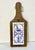 Mid-Century Modern Mid 20th Century Gustavian Boho Chic Delft Style Tile & Wood Trivet. For Sale - Image 3 of 11