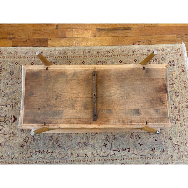 Vintage Haywood Wakefield Maple Coffee Table For Sale - Image 9 of 9