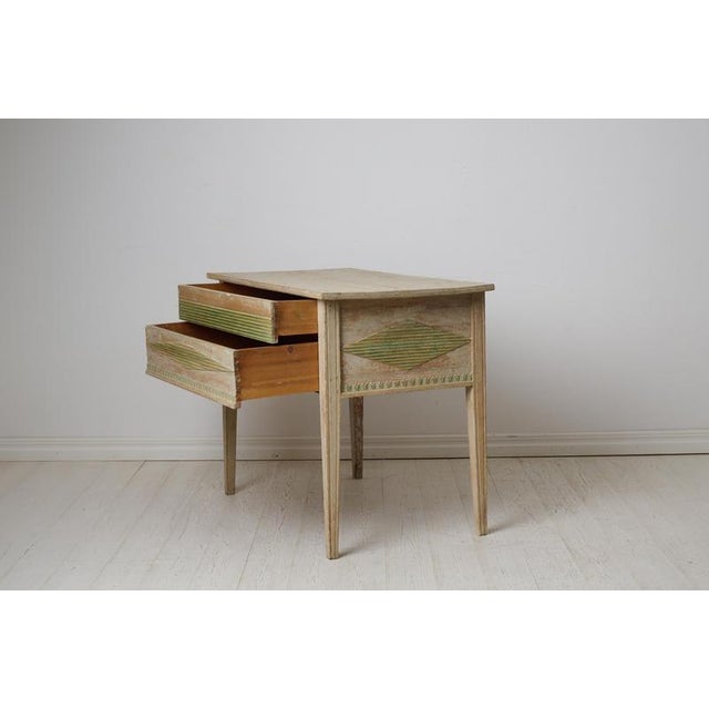 Antique Northern Swedish Gustavian Country House Table For Sale - Image 5 of 12