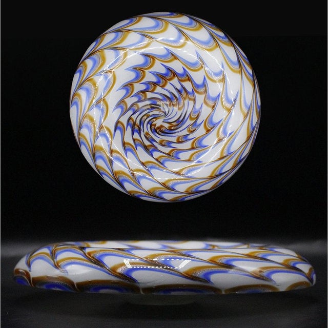 Ercole BAROVIER Italian 1889-1974 Plate ca.1957 9 x 2 in. Condition: No chips, cracks, or losses. Ref: Marina Barovier...