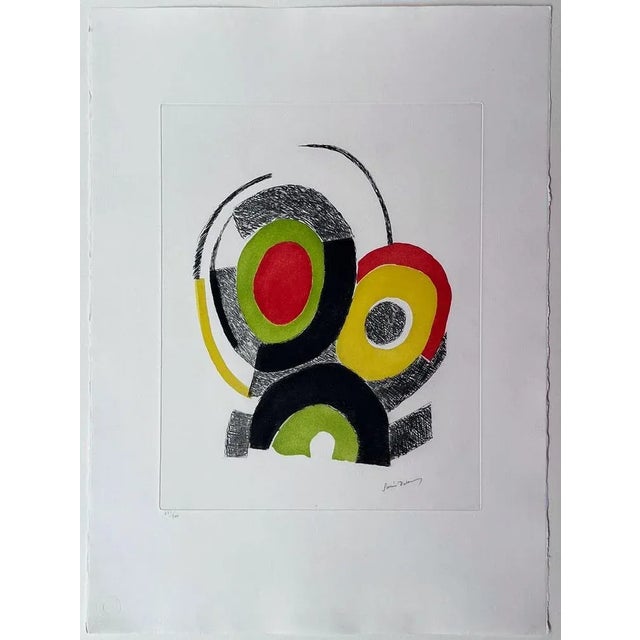 Sonia Delaunay, Rimbaud's Illuminations, 1973, Etching For Sale - Image 9 of 10