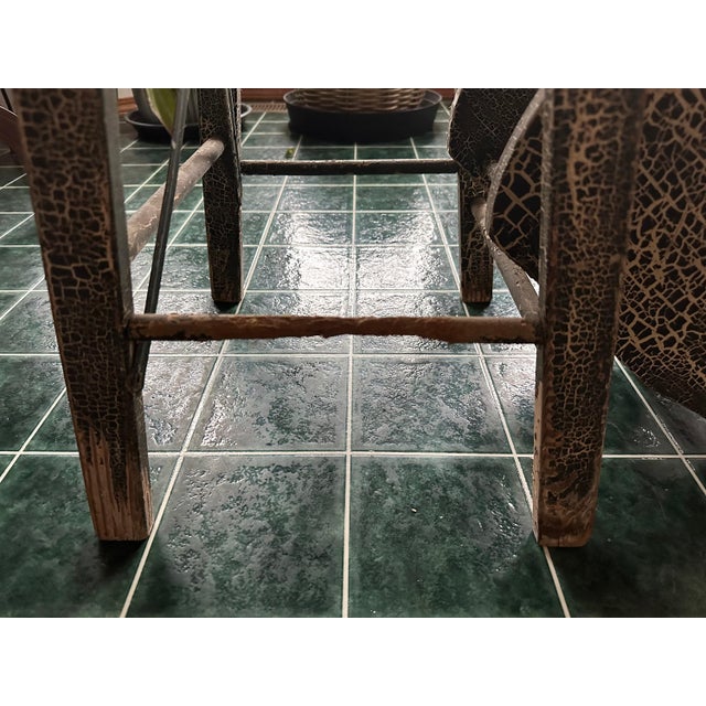 Early 20th Century MCM Art Deco Fold-Out Step Stool For Sale - Image 5 of 10