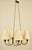 A rare version of the globe lamp, produced by j. T. Kalmar in the 1950's. What is unusual to the design is the canopy. The...