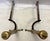 Brass Antique Bradley & Hubbard Federal Style Brass Ball & Claw Foot Andirons - A Pair For Sale - Image 8 of 18
