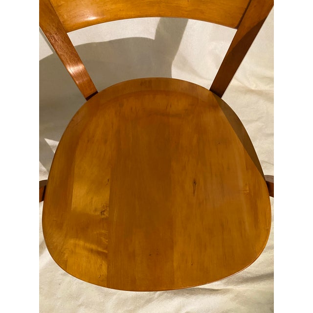 Mid 20th Century Mid 20th Century Mid-Century Thonet Armchairs in Maple - A Pair For Sale - Image 5 of 16